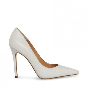 Tacones Steve Madden Evelyn Point Toe Pump Mujer Blancos | 6012947-CE