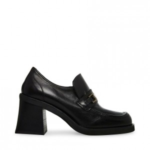 Tacones Steve Madden Jadine Block Mujer Negros | 7231509-KV