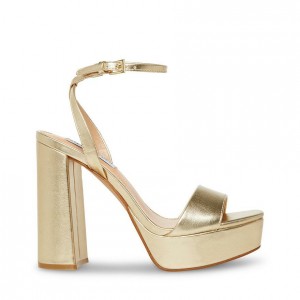 Tacones Steve Madden Lessa Mujer Marrom | 9762051-IG