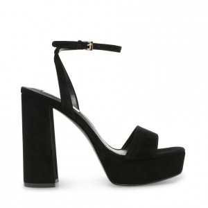 Tacones Steve Madden Lessa Mujer Negros | 2683145-DU