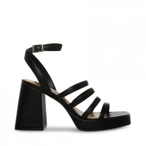 Tacones Steve Madden Marilyn Strappy Mujer Negros | 8301942-NV