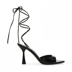 Tacones Steve Madden Melina Strappy Lace Up Mujer Negros | 4065318-BF