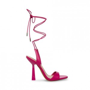 Tacones Steve Madden Michelle Leg Tie Mujer Rosas | 1784520-VU