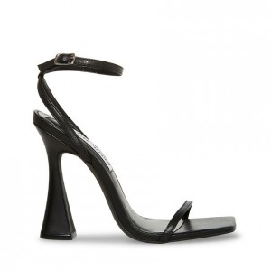 Tacones Steve Madden Midnight Square Toe Strappy Mujer Negros | 0756921-UY