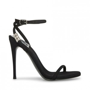 Tacones Steve Madden Nadine Strappyed Mujer Negros | 9203516-UN