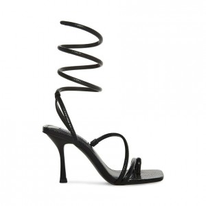 Tacones Steve Madden Shantelle Strappy Mujer Negros | 7415086-PU
