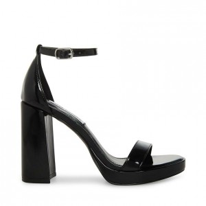 Tacones Steve Madden Susan Block Mujer Negros | 7651980-HB