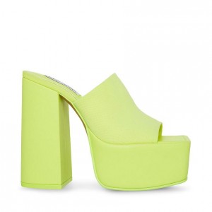 Tacones Steve Madden Tristyn Mujer Verdes Claro | 6105483-XH