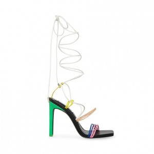 Tacones Steve Madden Unique Strappy Lace Uped Mujer Multicolor | 3927504-SI