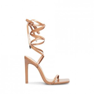 Tacones Steve Madden Uplift Mujer Marrom | 0352186-YT