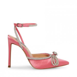 Tacones Steve Madden Viable Rhinestone Embellished Pump Mujer Rosas Claro | 4286503-AC
