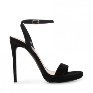 Tacones Steve Madden Wafer Strappy Mujer Negros | 7950346-CD