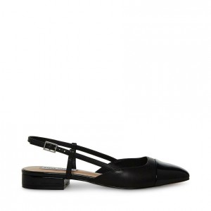 Tenis Planos Steve Madden Belinda Sling Back Mujer Negros | 2806375-JX