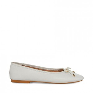 Tenis Planos Steve Madden Blossoms Mujer Blancos | 1538627-IV