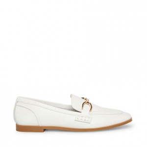 Tenis Planos Steve Madden Carrine Slip On Mujer Blancos | 5032461-WM