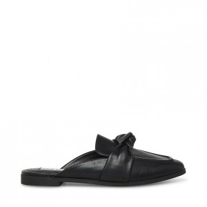 Tenis Planos Steve Madden Chart Mule Mujer Negros | 1204673-YV