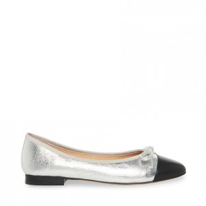 Tenis Planos Steve Madden Ellison Mujer Plateados | 0957382-NG