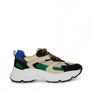 Tenis Steve Madden Dia Lace Up Low Top Mujer Azules Multicolor | 3619784-XN