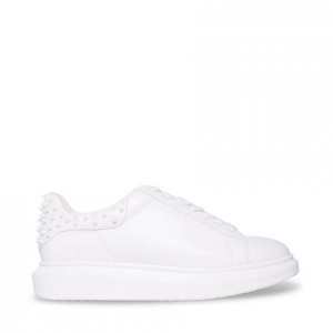 Tenis Steve Madden Frosting Low Top Hombre Blancos | 0372461-QC