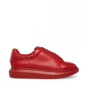Tenis Steve Madden Frosting Low Top Hombre Rojos | 3724809-UC