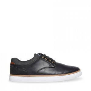 Tenis Steve Madden Gully Hombre Negros | 8249016-XD