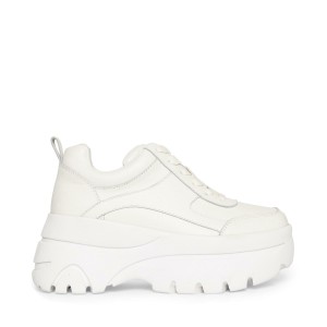 Tenis Steve Madden Hansel Mujer Blancos | 2306915-GZ