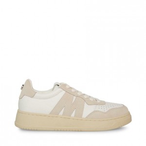 Tenis Steve Madden Jazz Low Top Mujer Blancos Grises | 5930716-LI