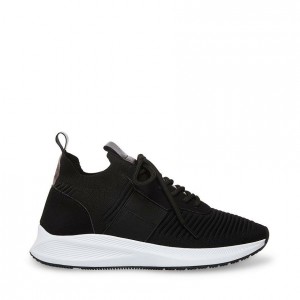 Tenis Steve Madden Jennet Mujer Negros | 9237580-SJ