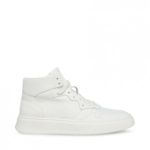 Tenis Steve Madden Jorgee-h High Top Hombre Blancos | 0574932-YR