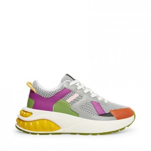 Tenis Steve Madden Logan Bright Mujer Multicolor Claro | 0147628-TV