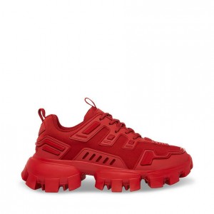 Tenis Steve Madden Ponce Chunky Sole Hombre Rojos | 0245367-FK