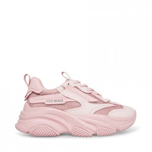 Tenis Steve Madden Possession Dusty Mujer Rosas | 7385426-NJ
