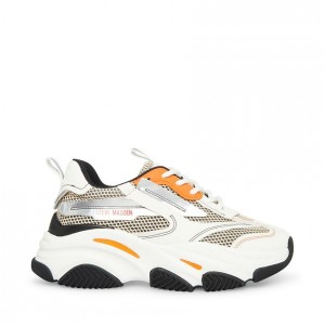 Tenis Steve Madden Possession Mujer Grises Blancos | 2860714-FO