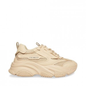 Tenis Steve Madden Possession Mujer Marrom | 7532849-LP