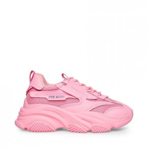 Tenis Steve Madden Possession Mujer Rosas | 7821469-FS