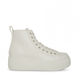 Tenis Steve Madden Raylee High Top Mujer Blancos | 7981203-LB