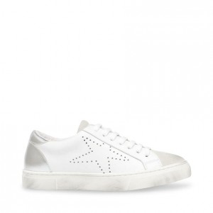 Tenis Steve Madden Rezza Star Mujer Blancos | 9710863-CL