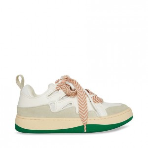 Tenis Steve Madden Roaring Low Top Mujer Blancos Verdes | 0826159-WI