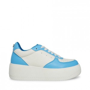 Tenis Steve Madden Rocket Mujer Azules Blancos | 7495068-BI