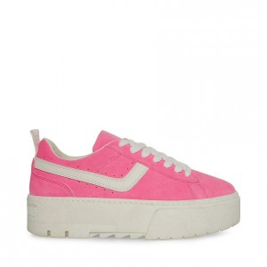 Tenis Steve Madden Rorri Chunky Mujer Rosas | 0714596-KO