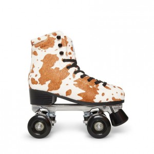 Tenis Steve Madden Sk 8r Cow Print Mujer Marrom Marrom | 7295134-HG