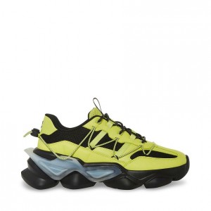 Tenis Steve Madden Storm Low Top Hombre Verdes Claro | 7519240-BE