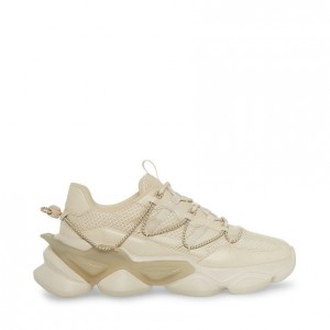 Tenis Steve Madden Storm Low Top Hombre Beige | 3021867-UZ