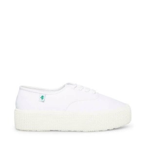 Tenis Steve Madden Stream Mujer Blancos | 8247019-KT