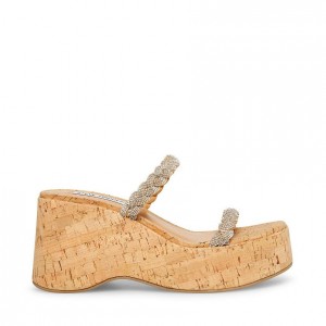 Zapatos Cuña Steve Madden Danya Mujer Marrom | 7082134-NC