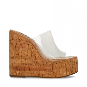 Zapatos Cuña Steve Madden Joanne Mujer Marrom | 7820691-HX