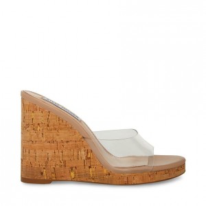 Zapatos Cuña Steve Madden Marvelous Mule Mujer Marrom | 9452837-DZ