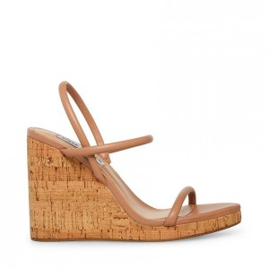 Zapatos Cuña Steve Madden Morgan Mujer Marrom | 0678954-XN