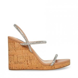 Zapatos Cuña Steve Madden Morgan Mujer Marrom | 6532487-AT