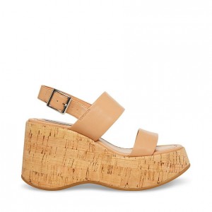 Zapatos Cuña Steve Madden Pam Mujer Marrom | 3869125-IJ